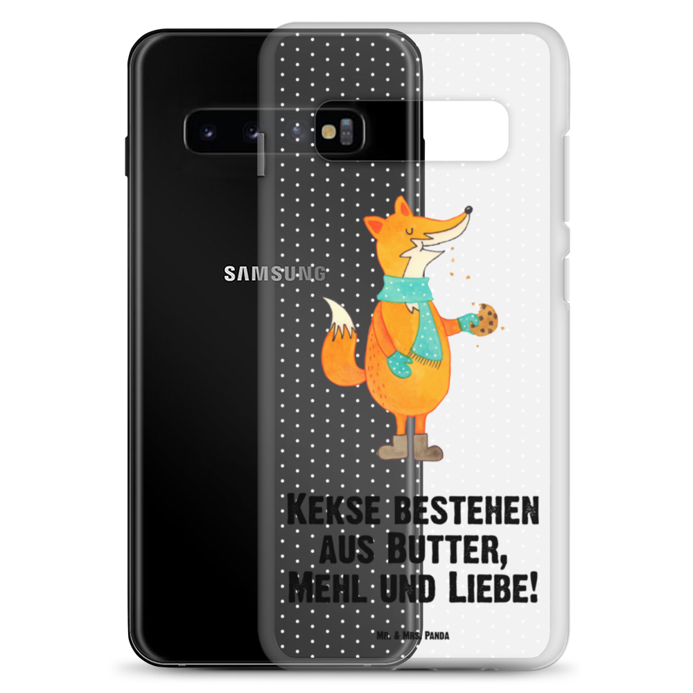 Handyhülle Fuchs Keks Fuchs, Füchse, Backen Spruch, Kekse, Winter, Weihnachtszeit, Geschenk Weihnachten, Plätzchen, Liebe, Küche Deko Handyhülle, Handycover, Transparente Handyhülle, Flexible Handyhülle, Handyschutz, Transparent, Durchsichtig, Schutzhülle für Handy, Stilvolle Handyhülle, Robuste Handyhülle, Schutz vor Kratzern, Schützende Handyhülle  Fuchs