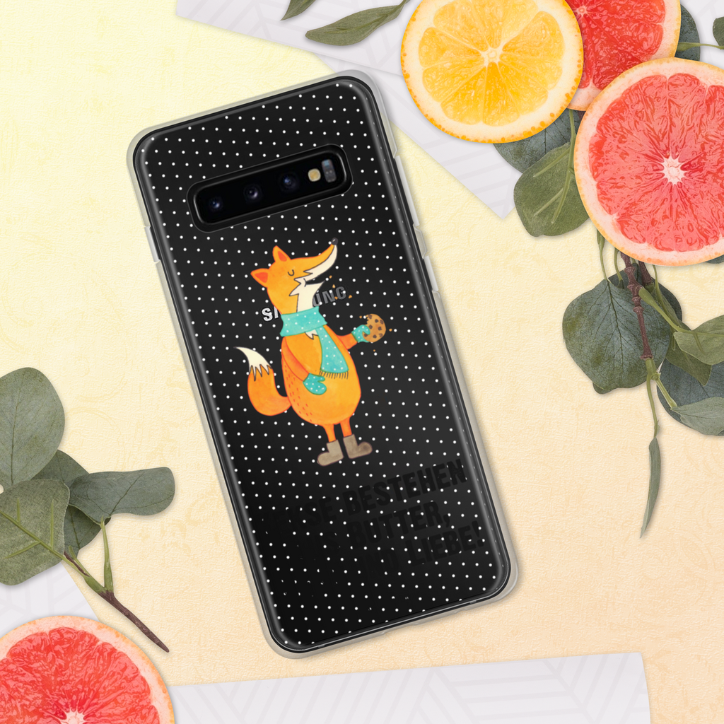 Handyhülle Fuchs Keks Fuchs, Füchse, Backen Spruch, Kekse, Winter, Weihnachtszeit, Geschenk Weihnachten, Plätzchen, Liebe, Küche Deko Handyhülle, Handycover, Transparente Handyhülle, Flexible Handyhülle, Handyschutz, Transparent, Durchsichtig, Schutzhülle für Handy, Stilvolle Handyhülle, Robuste Handyhülle, Schutz vor Kratzern, Schützende Handyhülle  Fuchs
