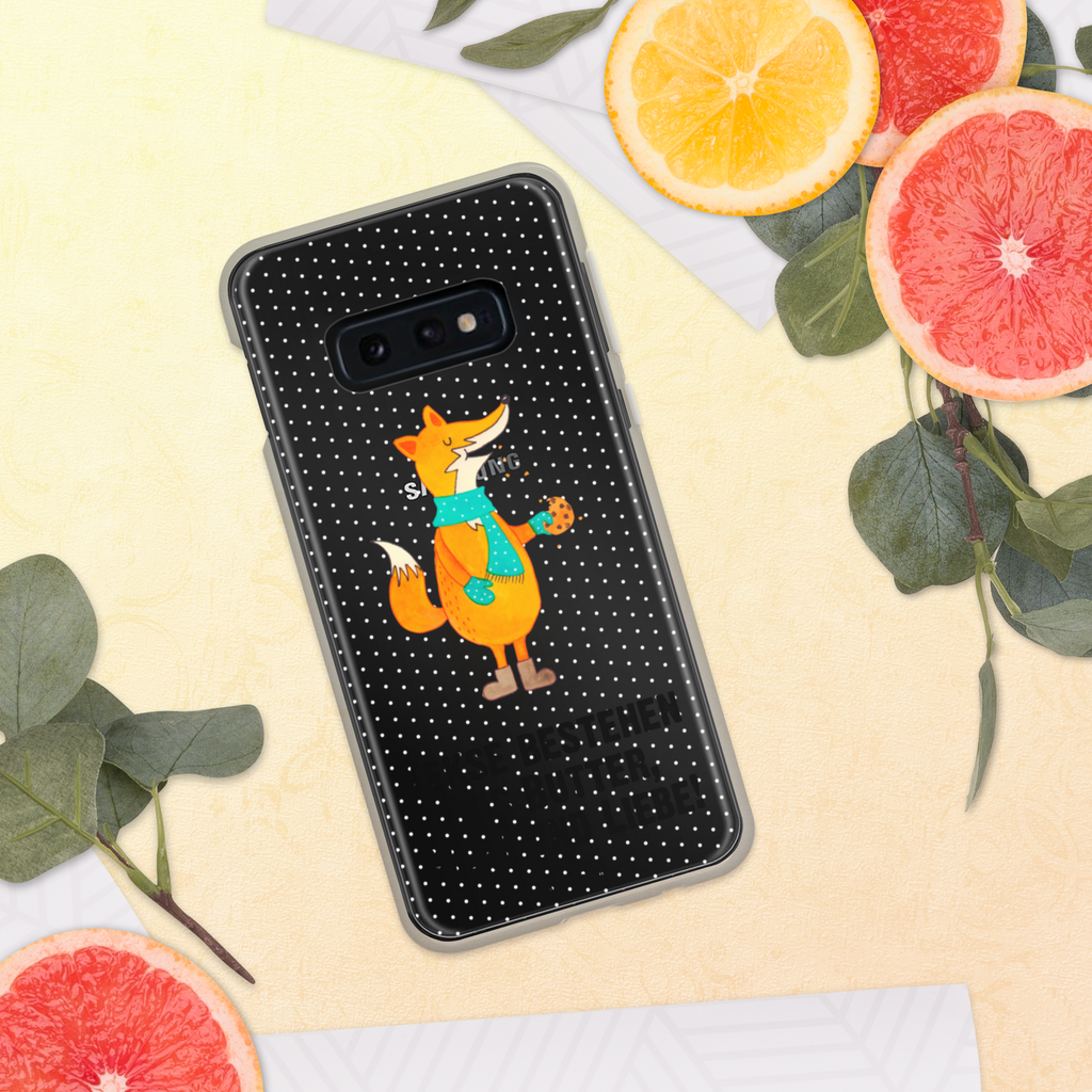 Handyhülle Fuchs Keks Fuchs, Füchse, Backen Spruch, Kekse, Winter, Weihnachtszeit, Geschenk Weihnachten, Plätzchen, Liebe, Küche Deko Handyhülle, Handycover, Transparente Handyhülle, Flexible Handyhülle, Handyschutz, Transparent, Durchsichtig, Schutzhülle für Handy, Stilvolle Handyhülle, Robuste Handyhülle, Schutz vor Kratzern, Schützende Handyhülle  Fuchs
