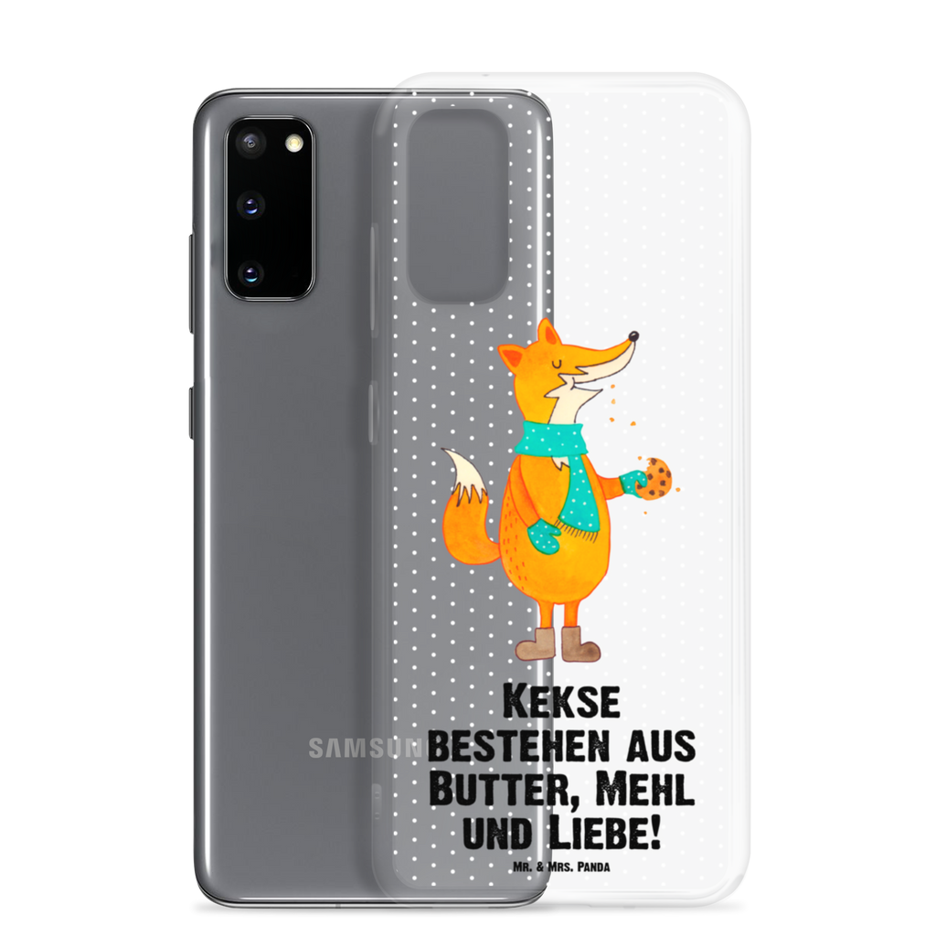 Handyhülle Fuchs Keks Fuchs, Füchse, Backen Spruch, Kekse, Winter, Weihnachtszeit, Geschenk Weihnachten, Plätzchen, Liebe, Küche Deko Handyhülle, Handycover, Transparente Handyhülle, Flexible Handyhülle, Handyschutz, Transparent, Durchsichtig, Schutzhülle für Handy, Stilvolle Handyhülle, Robuste Handyhülle, Schutz vor Kratzern, Schützende Handyhülle  Fuchs