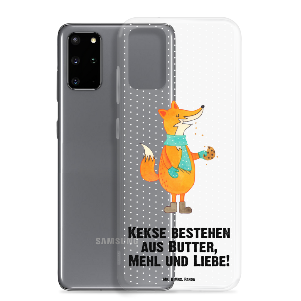 Handyhülle Fuchs Keks Fuchs, Füchse, Backen Spruch, Kekse, Winter, Weihnachtszeit, Geschenk Weihnachten, Plätzchen, Liebe, Küche Deko Handyhülle, Handycover, Transparente Handyhülle, Flexible Handyhülle, Handyschutz, Transparent, Durchsichtig, Schutzhülle für Handy, Stilvolle Handyhülle, Robuste Handyhülle, Schutz vor Kratzern, Schützende Handyhülle  Fuchs