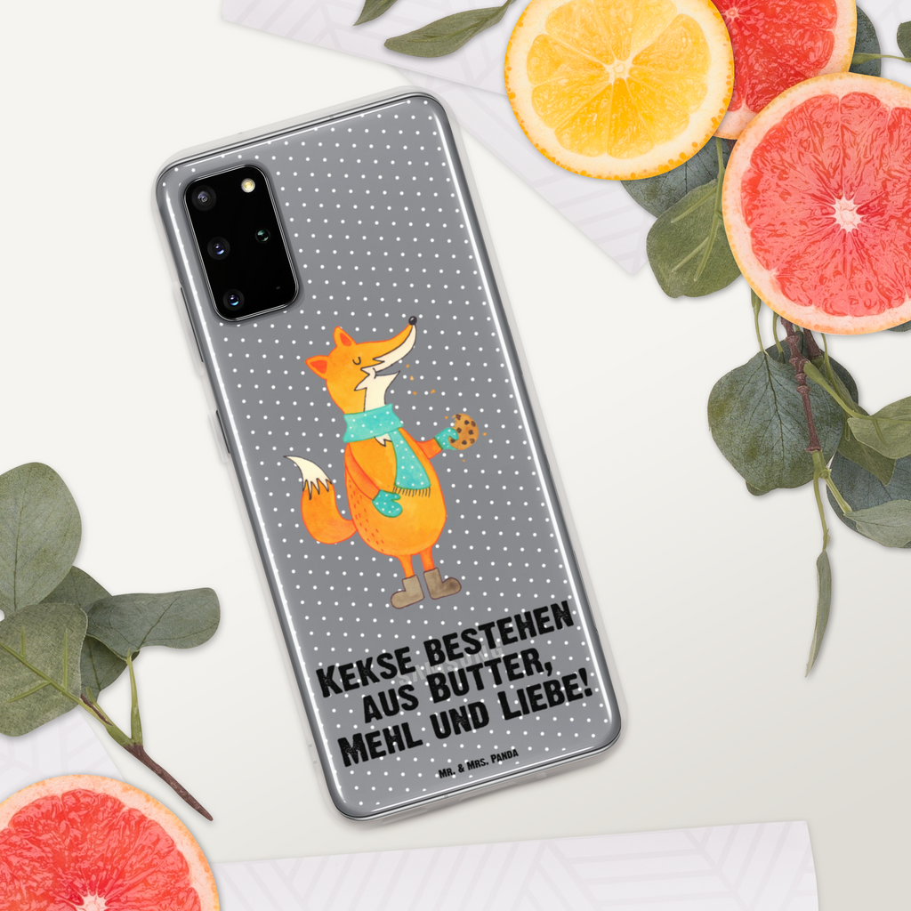 Handyhülle Fuchs Keks Fuchs, Füchse, Backen Spruch, Kekse, Winter, Weihnachtszeit, Geschenk Weihnachten, Plätzchen, Liebe, Küche Deko Handyhülle, Handycover, Transparente Handyhülle, Flexible Handyhülle, Handyschutz, Transparent, Durchsichtig, Schutzhülle für Handy, Stilvolle Handyhülle, Robuste Handyhülle, Schutz vor Kratzern, Schützende Handyhülle  Fuchs
