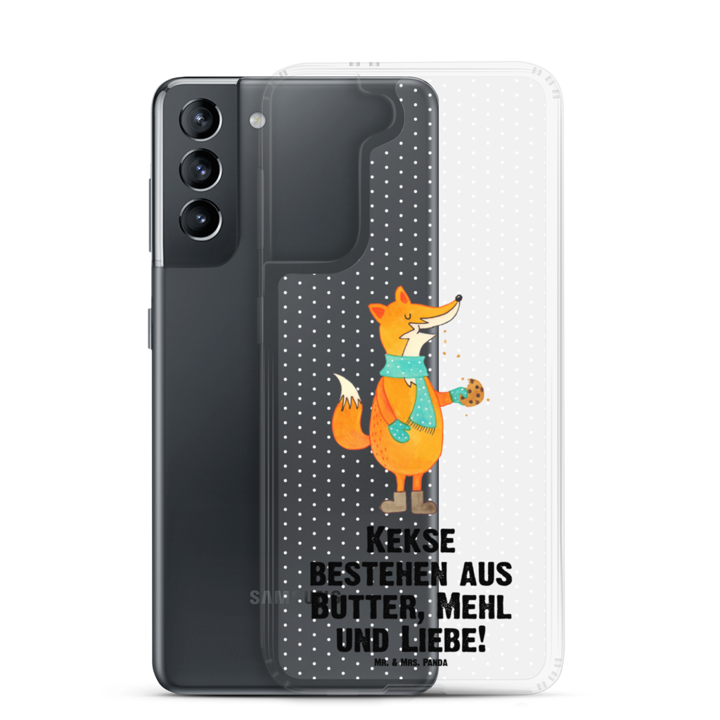 Handyhülle Fuchs Keks Fuchs, Füchse, Backen Spruch, Kekse, Winter, Weihnachtszeit, Geschenk Weihnachten, Plätzchen, Liebe, Küche Deko Handyhülle, Handycover, Transparente Handyhülle, Flexible Handyhülle, Handyschutz, Transparent, Durchsichtig, Schutzhülle für Handy, Stilvolle Handyhülle, Robuste Handyhülle, Schutz vor Kratzern, Schützende Handyhülle  Fuchs