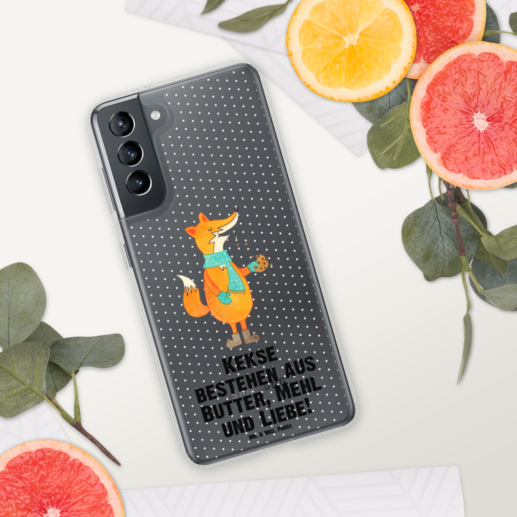 Handyhülle Fuchs Keks Fuchs, Füchse, Backen Spruch, Kekse, Winter, Weihnachtszeit, Geschenk Weihnachten, Plätzchen, Liebe, Küche Deko Handyhülle, Handycover, Transparente Handyhülle, Flexible Handyhülle, Handyschutz, Transparent, Durchsichtig, Schutzhülle für Handy, Stilvolle Handyhülle, Robuste Handyhülle, Schutz vor Kratzern, Schützende Handyhülle  Fuchs