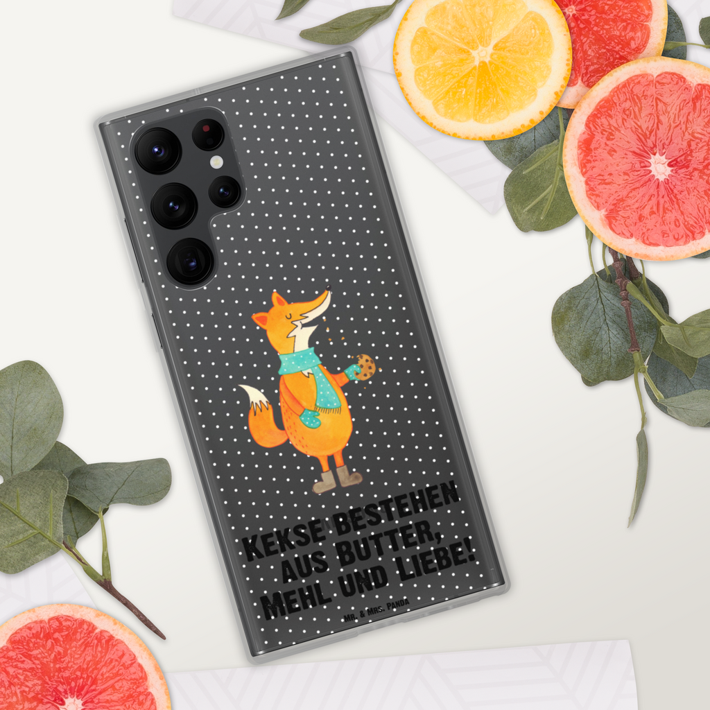 Handyhülle Fuchs Keks Fuchs, Füchse, Backen Spruch, Kekse, Winter, Weihnachtszeit, Geschenk Weihnachten, Plätzchen, Liebe, Küche Deko Handyhülle, Handycover, Transparente Handyhülle, Flexible Handyhülle, Handyschutz, Transparent, Durchsichtig, Schutzhülle für Handy, Stilvolle Handyhülle, Robuste Handyhülle, Schutz vor Kratzern, Schützende Handyhülle  Fuchs
