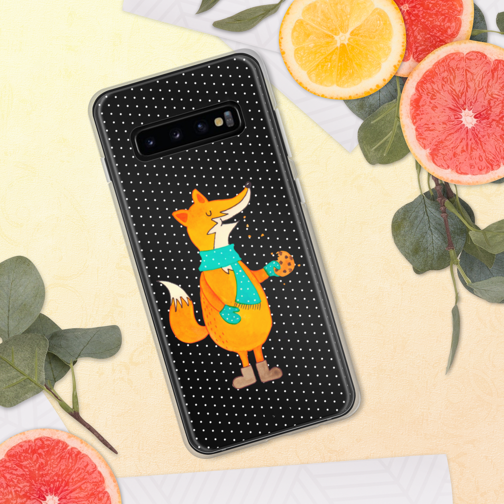 Handyhülle Fuchs Keks Fuchs, Füchse, Backen Spruch, Kekse, Winter, Weihnachtszeit, Geschenk Weihnachten, Plätzchen, Liebe, Küche Deko Handyhülle, Handycover, Transparente Handyhülle, Flexible Handyhülle, Handyschutz, Transparent, Durchsichtig, Schutzhülle für Handy, Stilvolle Handyhülle, Robuste Handyhülle, Schutz vor Kratzern, Schützende Handyhülle  Fuchs