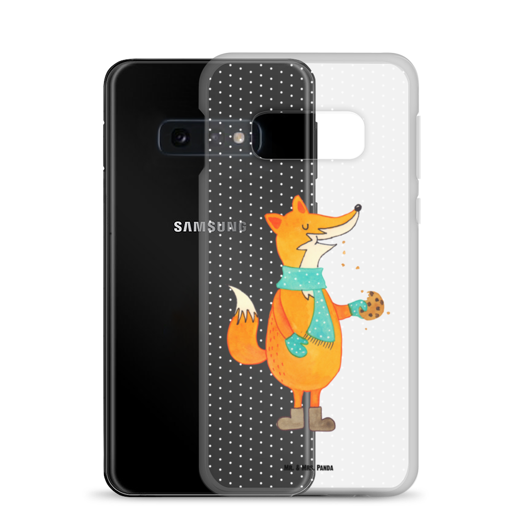 Handyhülle Fuchs Keks Fuchs, Füchse, Backen Spruch, Kekse, Winter, Weihnachtszeit, Geschenk Weihnachten, Plätzchen, Liebe, Küche Deko Handyhülle, Handycover, Transparente Handyhülle, Flexible Handyhülle, Handyschutz, Transparent, Durchsichtig, Schutzhülle für Handy, Stilvolle Handyhülle, Robuste Handyhülle, Schutz vor Kratzern, Schützende Handyhülle  Fuchs