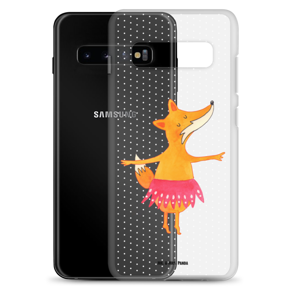 Handyhülle Fuchs Ballerina Fuchs, Fuchs Spruch, Füchse, Füchsin, Ballerina, Ballett, Tänzerin, Tanzen, Party, Einladung, Geburtstag Handyhülle, Handycover, Transparente Handyhülle, Flexible Handyhülle, Handyschutz, Transparent, Durchsichtig, Schutzhülle für Handy, Stilvolle Handyhülle, Robuste Handyhülle, Schutz vor Kratzern, Schützende Handyhülle  Fuchs