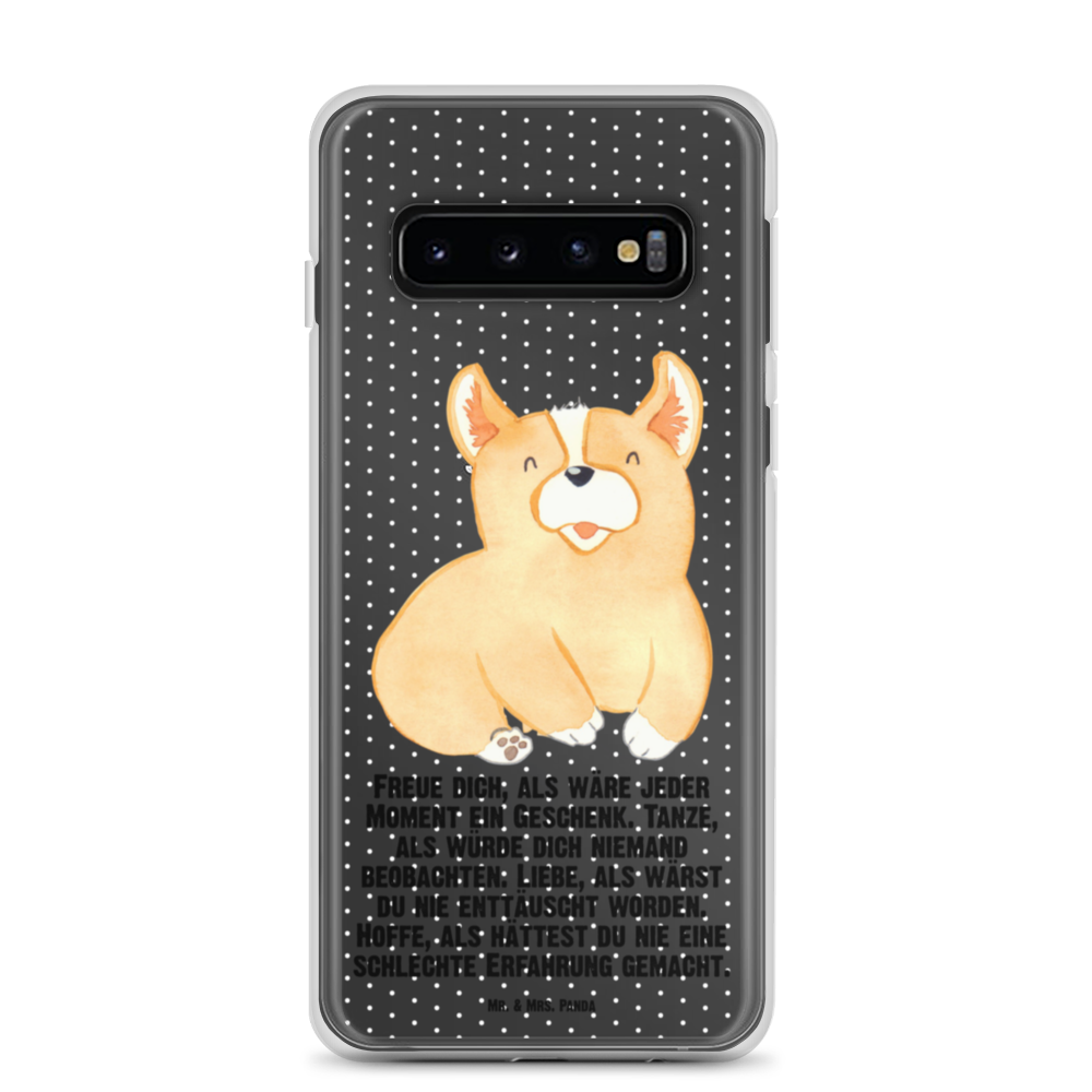 Handyhülle Corgie Corgie, Hund, Welsh Corgie Pembroke, britisch, Motivation, Spruch, Sprüche, Hundespruch, Lebensfreude	 Handyhülle, Handycover, Transparente Handyhülle, Flexible Handyhülle, Handyschutz, Transparent, Durchsichtig, Schutzhülle für Handy, Stilvolle Handyhülle, Robuste Handyhülle, Schutz vor Kratzern, Schützende Handyhülle  Hund, Hundemotiv, Haustier, Hunderasse, Tierliebhaber, Hundebesitzer, Sprüche