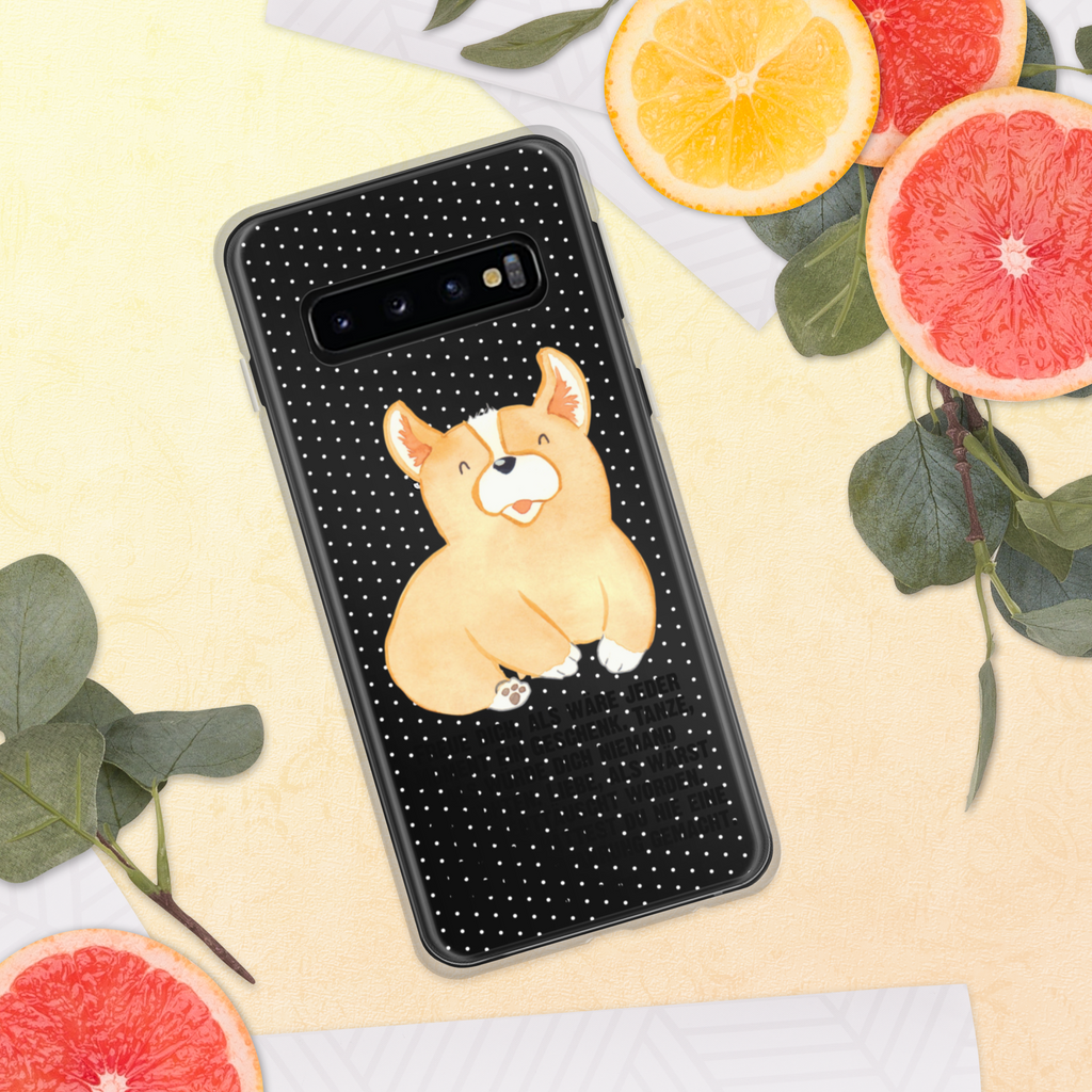 Handyhülle Corgie Corgie, Hund, Welsh Corgie Pembroke, britisch, Motivation, Spruch, Sprüche, Hundespruch, Lebensfreude	 Handyhülle, Handycover, Transparente Handyhülle, Flexible Handyhülle, Handyschutz, Transparent, Durchsichtig, Schutzhülle für Handy, Stilvolle Handyhülle, Robuste Handyhülle, Schutz vor Kratzern, Schützende Handyhülle  Hund, Hundemotiv, Haustier, Hunderasse, Tierliebhaber, Hundebesitzer, Sprüche