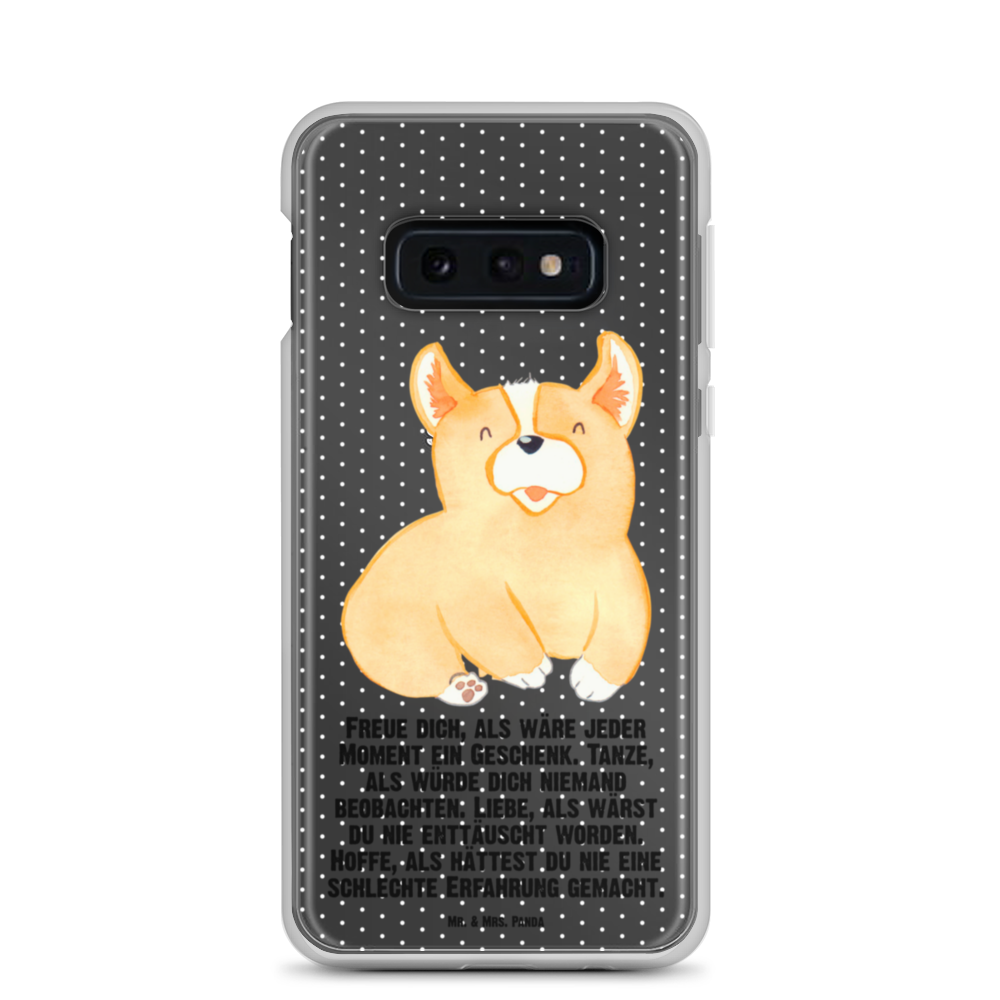 Handyhülle Corgie Corgie, Hund, Welsh Corgie Pembroke, britisch, Motivation, Spruch, Sprüche, Hundespruch, Lebensfreude	 Handyhülle, Handycover, Transparente Handyhülle, Flexible Handyhülle, Handyschutz, Transparent, Durchsichtig, Schutzhülle für Handy, Stilvolle Handyhülle, Robuste Handyhülle, Schutz vor Kratzern, Schützende Handyhülle  Hund, Hundemotiv, Haustier, Hunderasse, Tierliebhaber, Hundebesitzer, Sprüche