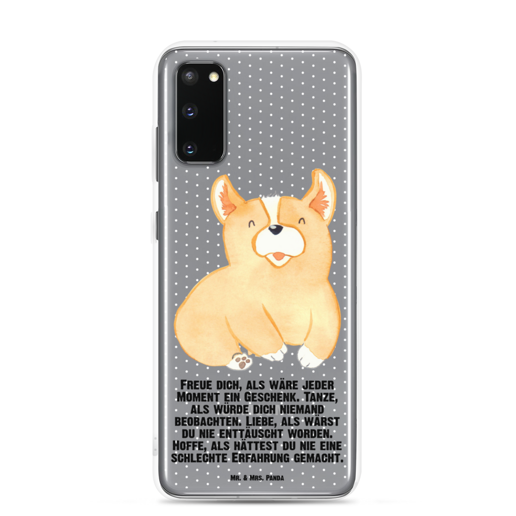Handyhülle Corgie Corgie, Hund, Welsh Corgie Pembroke, britisch, Motivation, Spruch, Sprüche, Hundespruch, Lebensfreude	 Handyhülle, Handycover, Transparente Handyhülle, Flexible Handyhülle, Handyschutz, Transparent, Durchsichtig, Schutzhülle für Handy, Stilvolle Handyhülle, Robuste Handyhülle, Schutz vor Kratzern, Schützende Handyhülle  Hund, Hundemotiv, Haustier, Hunderasse, Tierliebhaber, Hundebesitzer, Sprüche