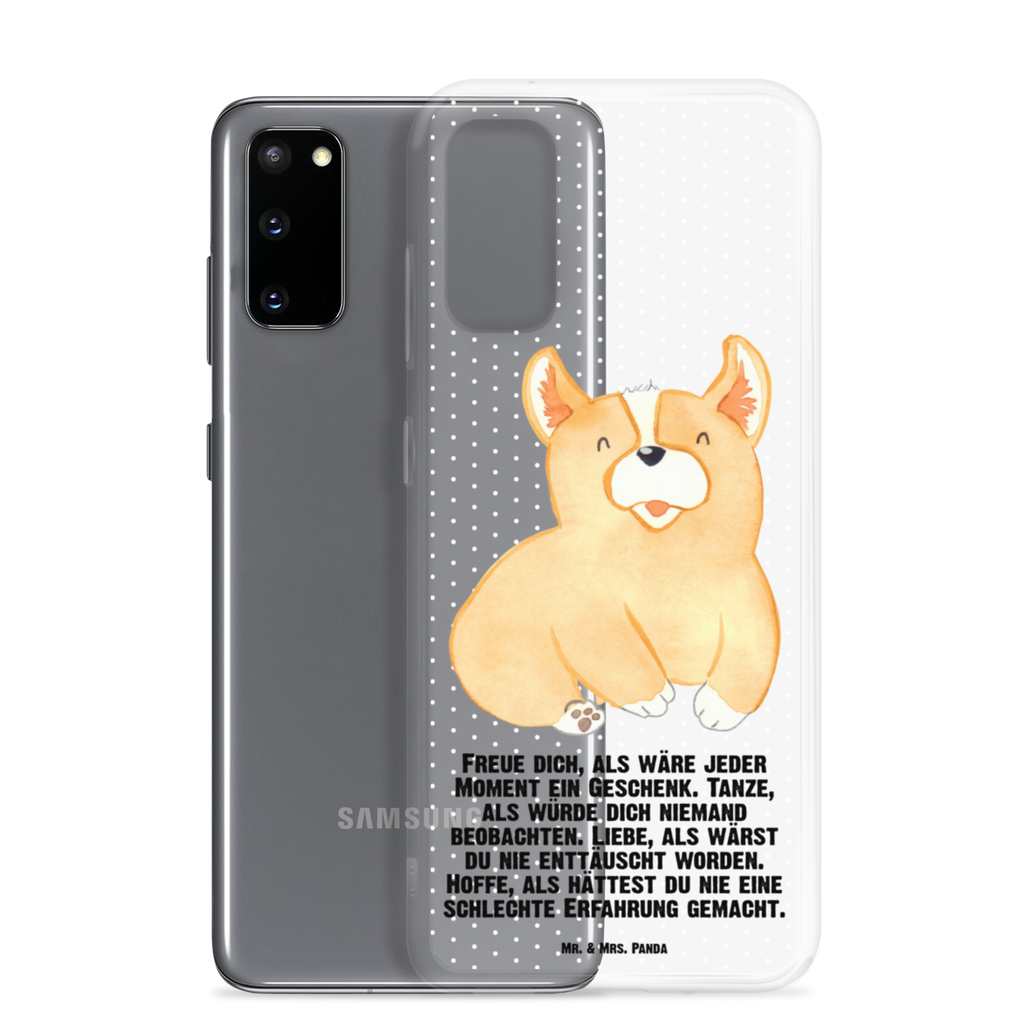 Handyhülle Corgie Corgie, Hund, Welsh Corgie Pembroke, britisch, Motivation, Spruch, Sprüche, Hundespruch, Lebensfreude	 Handyhülle, Handycover, Transparente Handyhülle, Flexible Handyhülle, Handyschutz, Transparent, Durchsichtig, Schutzhülle für Handy, Stilvolle Handyhülle, Robuste Handyhülle, Schutz vor Kratzern, Schützende Handyhülle  Hund, Hundemotiv, Haustier, Hunderasse, Tierliebhaber, Hundebesitzer, Sprüche