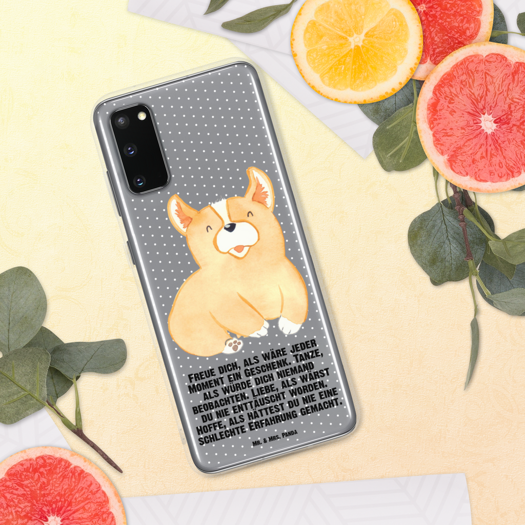 Handyhülle Corgie Corgie, Hund, Welsh Corgie Pembroke, britisch, Motivation, Spruch, Sprüche, Hundespruch, Lebensfreude	 Handyhülle, Handycover, Transparente Handyhülle, Flexible Handyhülle, Handyschutz, Transparent, Durchsichtig, Schutzhülle für Handy, Stilvolle Handyhülle, Robuste Handyhülle, Schutz vor Kratzern, Schützende Handyhülle  Hund, Hundemotiv, Haustier, Hunderasse, Tierliebhaber, Hundebesitzer, Sprüche
