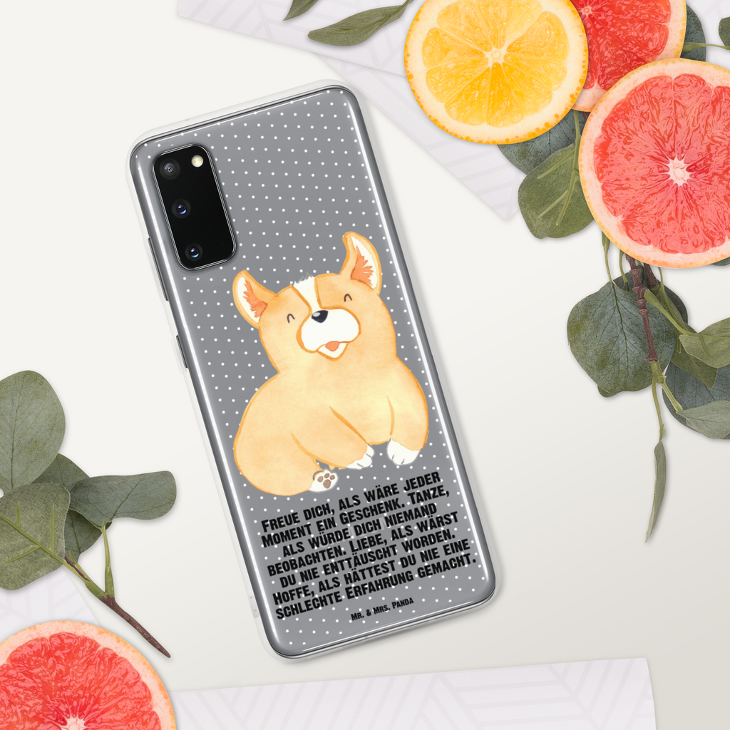 Handyhülle Corgie Corgie, Hund, Welsh Corgie Pembroke, britisch, Motivation, Spruch, Sprüche, Hundespruch, Lebensfreude	 Handyhülle, Handycover, Transparente Handyhülle, Flexible Handyhülle, Handyschutz, Transparent, Durchsichtig, Schutzhülle für Handy, Stilvolle Handyhülle, Robuste Handyhülle, Schutz vor Kratzern, Schützende Handyhülle  Hund, Hundemotiv, Haustier, Hunderasse, Tierliebhaber, Hundebesitzer, Sprüche