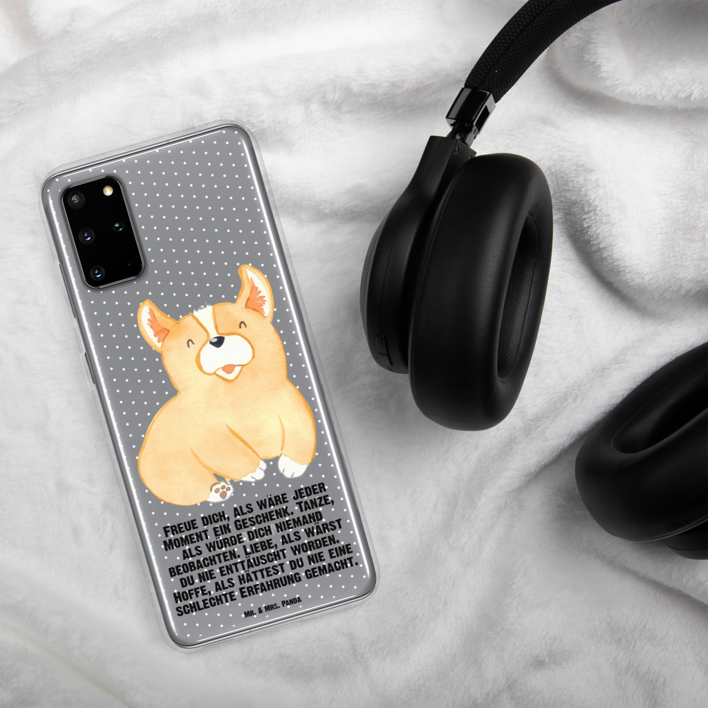 Handyhülle Corgie Corgie, Hund, Welsh Corgie Pembroke, britisch, Motivation, Spruch, Sprüche, Hundespruch, Lebensfreude	 Handyhülle, Handycover, Transparente Handyhülle, Flexible Handyhülle, Handyschutz, Transparent, Durchsichtig, Schutzhülle für Handy, Stilvolle Handyhülle, Robuste Handyhülle, Schutz vor Kratzern, Schützende Handyhülle  Hund, Hundemotiv, Haustier, Hunderasse, Tierliebhaber, Hundebesitzer, Sprüche