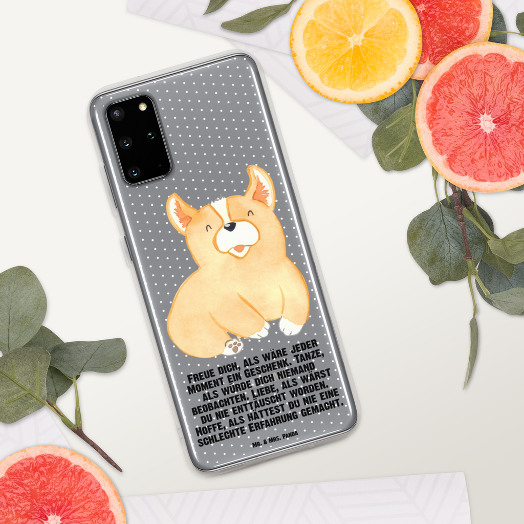 Handyhülle Corgie Corgie, Hund, Welsh Corgie Pembroke, britisch, Motivation, Spruch, Sprüche, Hundespruch, Lebensfreude	 Handyhülle, Handycover, Transparente Handyhülle, Flexible Handyhülle, Handyschutz, Transparent, Durchsichtig, Schutzhülle für Handy, Stilvolle Handyhülle, Robuste Handyhülle, Schutz vor Kratzern, Schützende Handyhülle  Hund, Hundemotiv, Haustier, Hunderasse, Tierliebhaber, Hundebesitzer, Sprüche
