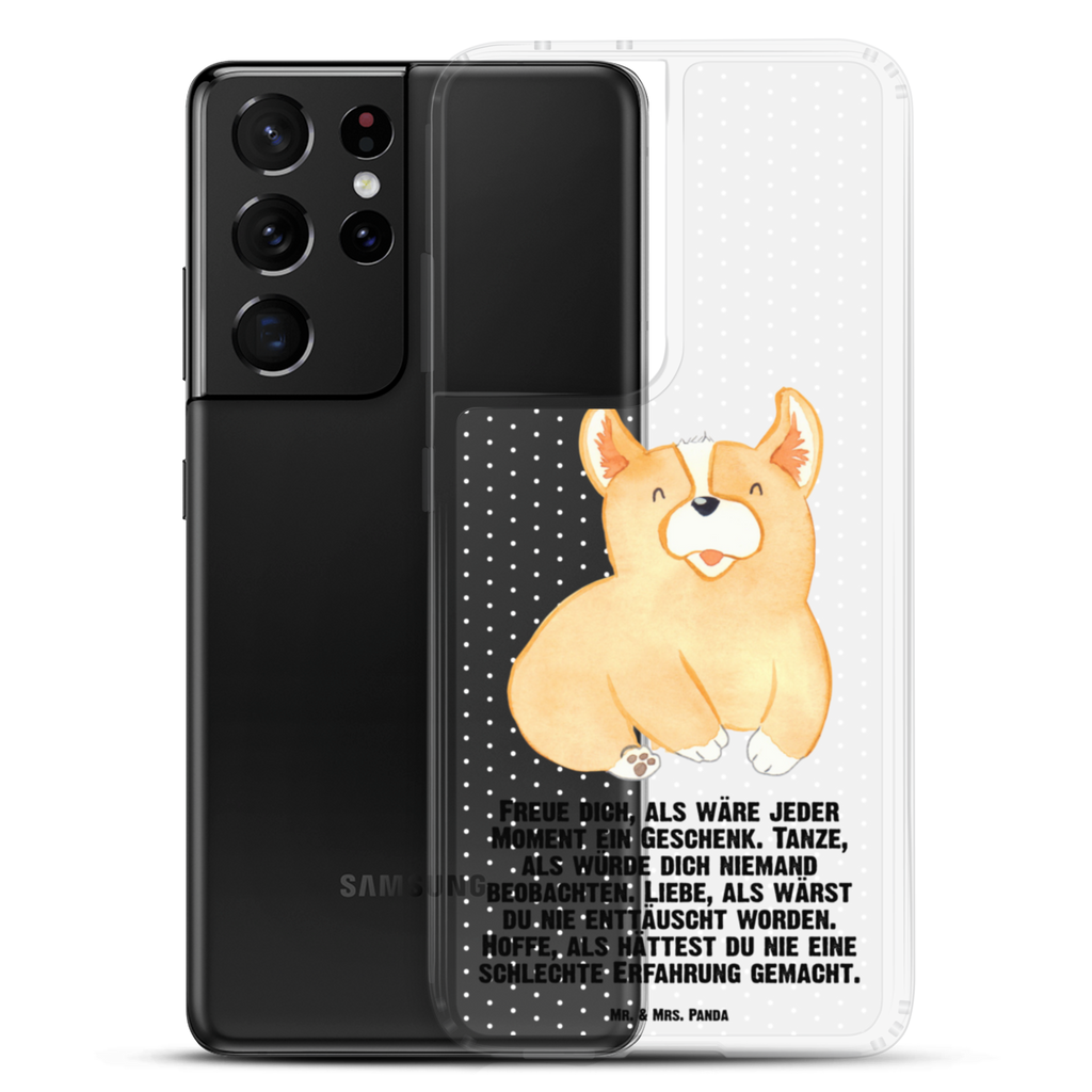 Handyhülle Corgie Corgie, Hund, Welsh Corgie Pembroke, britisch, Motivation, Spruch, Sprüche, Hundespruch, Lebensfreude	 Handyhülle, Handycover, Transparente Handyhülle, Flexible Handyhülle, Handyschutz, Transparent, Durchsichtig, Schutzhülle für Handy, Stilvolle Handyhülle, Robuste Handyhülle, Schutz vor Kratzern, Schützende Handyhülle  Hund, Hundemotiv, Haustier, Hunderasse, Tierliebhaber, Hundebesitzer, Sprüche