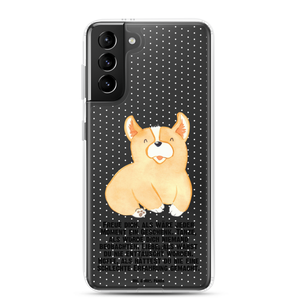 Handyhülle Corgie Corgie, Hund, Welsh Corgie Pembroke, britisch, Motivation, Spruch, Sprüche, Hundespruch, Lebensfreude	 Handyhülle, Handycover, Transparente Handyhülle, Flexible Handyhülle, Handyschutz, Transparent, Durchsichtig, Schutzhülle für Handy, Stilvolle Handyhülle, Robuste Handyhülle, Schutz vor Kratzern, Schützende Handyhülle  Hund, Hundemotiv, Haustier, Hunderasse, Tierliebhaber, Hundebesitzer, Sprüche