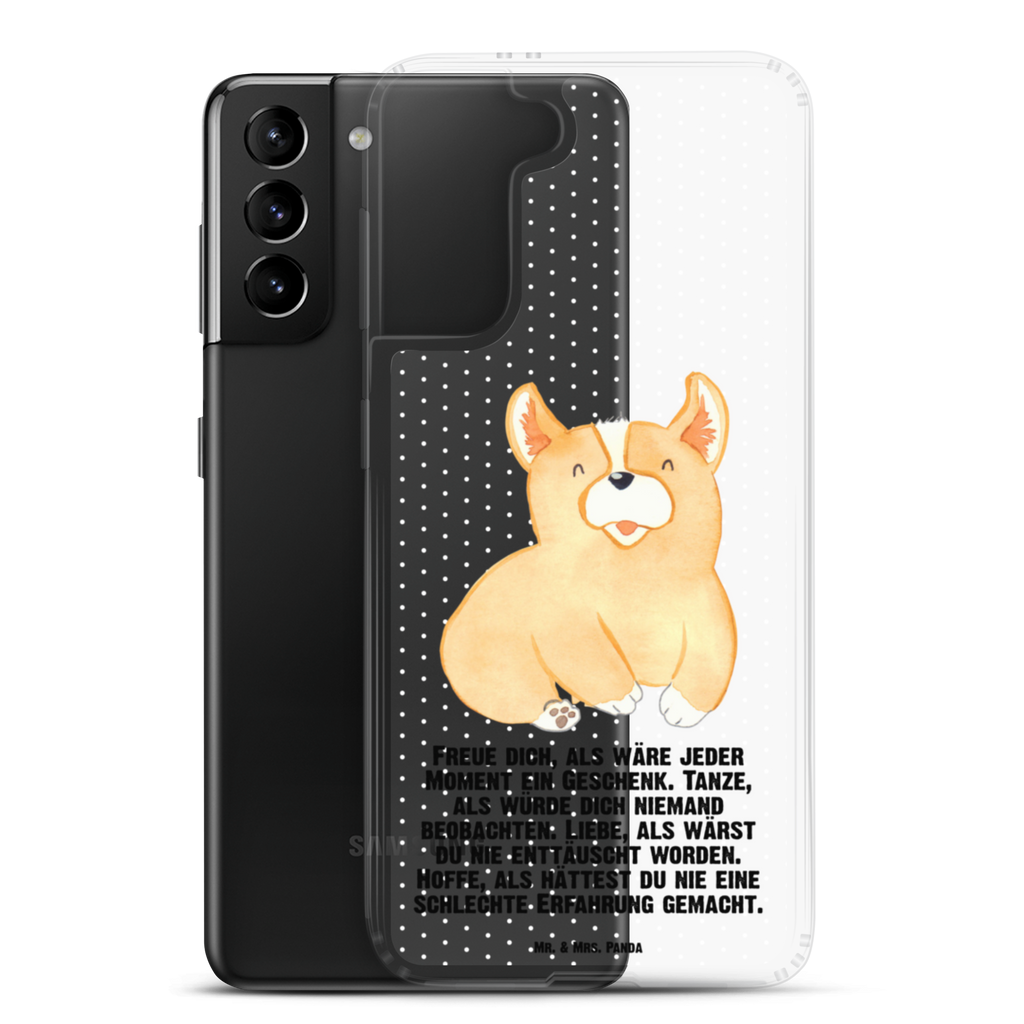 Handyhülle Corgie Corgie, Hund, Welsh Corgie Pembroke, britisch, Motivation, Spruch, Sprüche, Hundespruch, Lebensfreude	 Handyhülle, Handycover, Transparente Handyhülle, Flexible Handyhülle, Handyschutz, Transparent, Durchsichtig, Schutzhülle für Handy, Stilvolle Handyhülle, Robuste Handyhülle, Schutz vor Kratzern, Schützende Handyhülle  Hund, Hundemotiv, Haustier, Hunderasse, Tierliebhaber, Hundebesitzer, Sprüche
