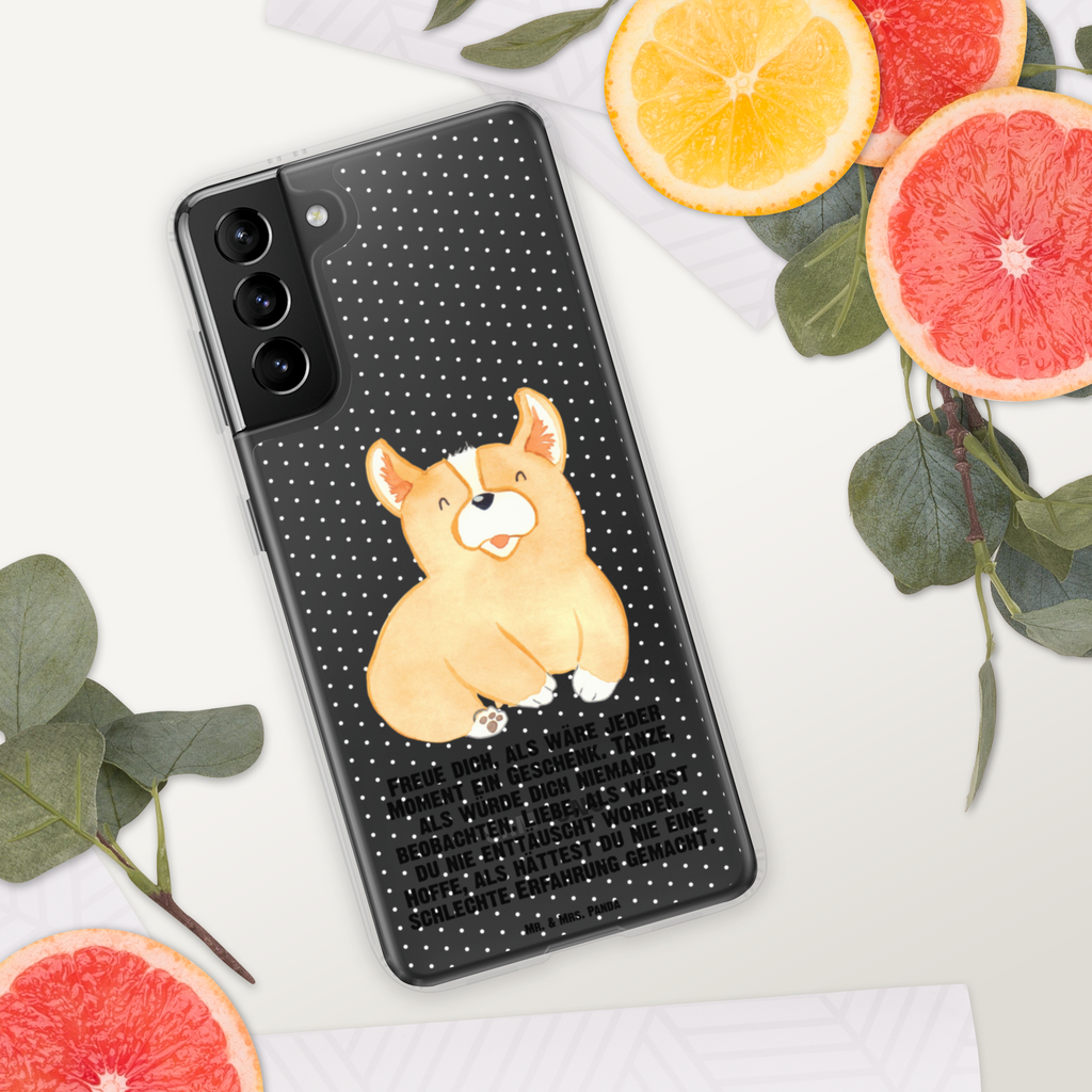 Handyhülle Corgie Corgie, Hund, Welsh Corgie Pembroke, britisch, Motivation, Spruch, Sprüche, Hundespruch, Lebensfreude	 Handyhülle, Handycover, Transparente Handyhülle, Flexible Handyhülle, Handyschutz, Transparent, Durchsichtig, Schutzhülle für Handy, Stilvolle Handyhülle, Robuste Handyhülle, Schutz vor Kratzern, Schützende Handyhülle  Hund, Hundemotiv, Haustier, Hunderasse, Tierliebhaber, Hundebesitzer, Sprüche