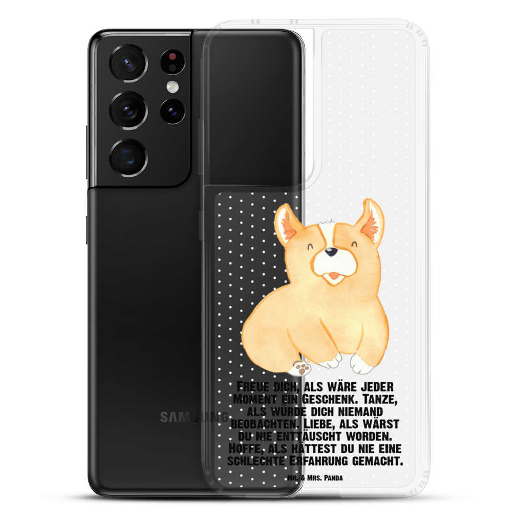 Handyhülle Corgie Corgie, Hund, Welsh Corgie Pembroke, britisch, Motivation, Spruch, Sprüche, Hundespruch, Lebensfreude	 Handyhülle, Handycover, Transparente Handyhülle, Flexible Handyhülle, Handyschutz, Transparent, Durchsichtig, Schutzhülle für Handy, Stilvolle Handyhülle, Robuste Handyhülle, Schutz vor Kratzern, Schützende Handyhülle  Hund, Hundemotiv, Haustier, Hunderasse, Tierliebhaber, Hundebesitzer, Sprüche