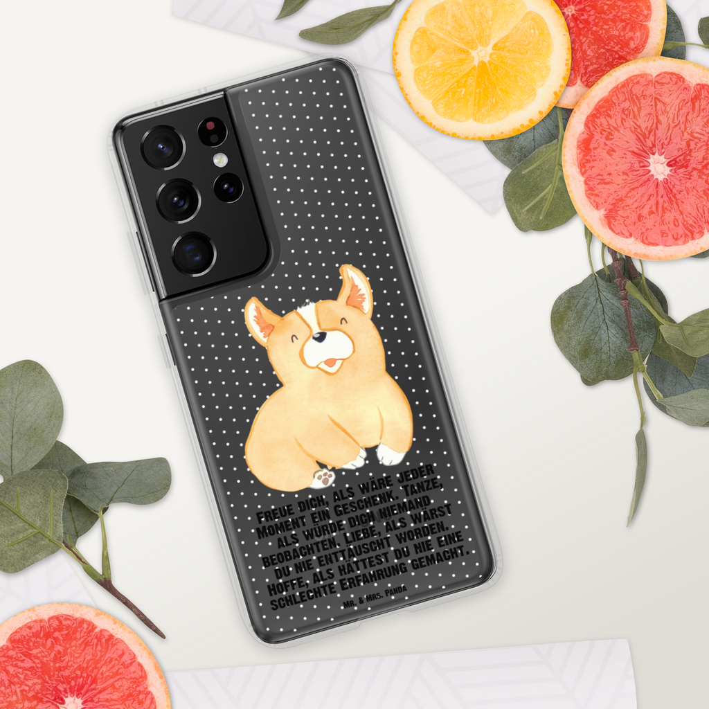Handyhülle Corgie Corgie, Hund, Welsh Corgie Pembroke, britisch, Motivation, Spruch, Sprüche, Hundespruch, Lebensfreude	 Handyhülle, Handycover, Transparente Handyhülle, Flexible Handyhülle, Handyschutz, Transparent, Durchsichtig, Schutzhülle für Handy, Stilvolle Handyhülle, Robuste Handyhülle, Schutz vor Kratzern, Schützende Handyhülle  Hund, Hundemotiv, Haustier, Hunderasse, Tierliebhaber, Hundebesitzer, Sprüche