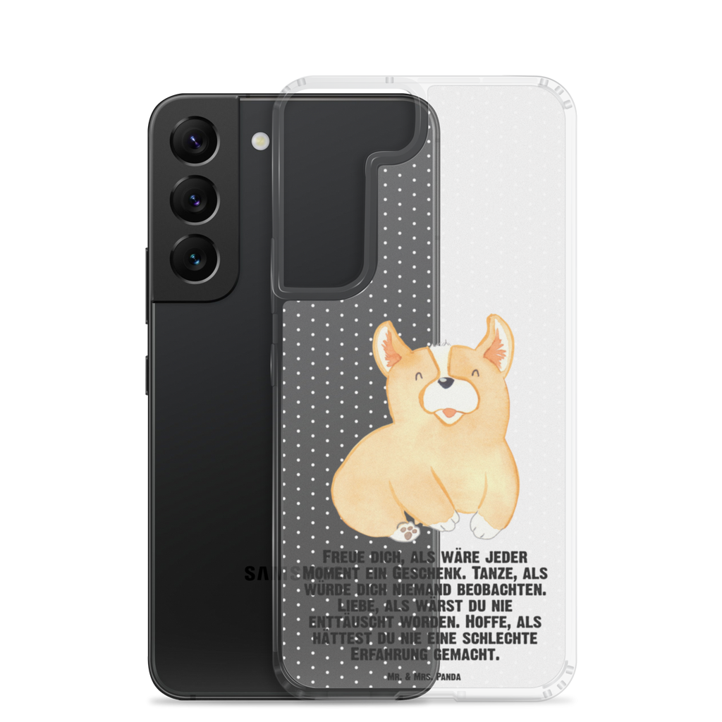 Handyhülle Corgie Corgie, Hund, Welsh Corgie Pembroke, britisch, Motivation, Spruch, Sprüche, Hundespruch, Lebensfreude	 Handyhülle, Handycover, Transparente Handyhülle, Flexible Handyhülle, Handyschutz, Transparent, Durchsichtig, Schutzhülle für Handy, Stilvolle Handyhülle, Robuste Handyhülle, Schutz vor Kratzern, Schützende Handyhülle  Hund, Hundemotiv, Haustier, Hunderasse, Tierliebhaber, Hundebesitzer, Sprüche