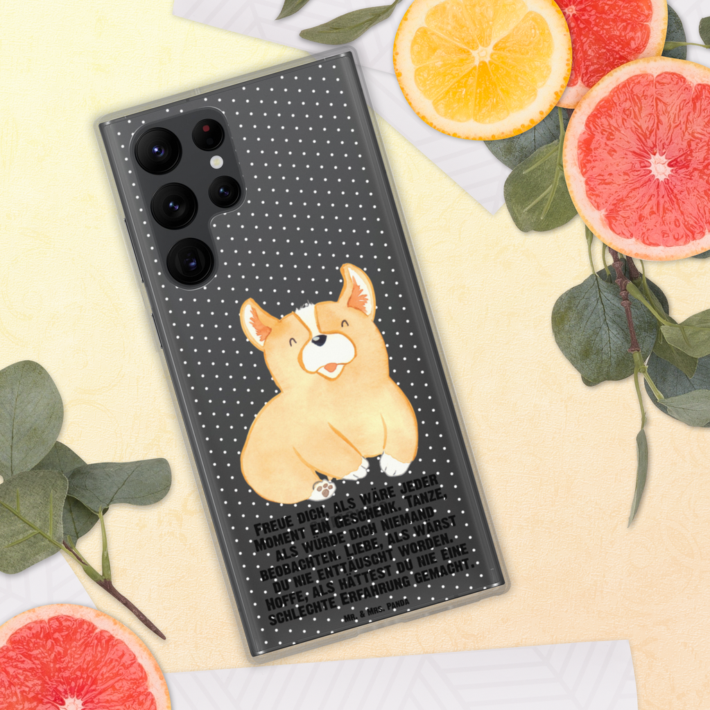 Handyhülle Corgie Corgie, Hund, Welsh Corgie Pembroke, britisch, Motivation, Spruch, Sprüche, Hundespruch, Lebensfreude	 Handyhülle, Handycover, Transparente Handyhülle, Flexible Handyhülle, Handyschutz, Transparent, Durchsichtig, Schutzhülle für Handy, Stilvolle Handyhülle, Robuste Handyhülle, Schutz vor Kratzern, Schützende Handyhülle  Hund, Hundemotiv, Haustier, Hunderasse, Tierliebhaber, Hundebesitzer, Sprüche