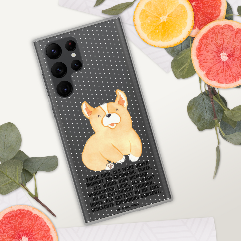 Handyhülle Corgie Corgie, Hund, Welsh Corgie Pembroke, britisch, Motivation, Spruch, Sprüche, Hundespruch, Lebensfreude	 Handyhülle, Handycover, Transparente Handyhülle, Flexible Handyhülle, Handyschutz, Transparent, Durchsichtig, Schutzhülle für Handy, Stilvolle Handyhülle, Robuste Handyhülle, Schutz vor Kratzern, Schützende Handyhülle  Hund, Hundemotiv, Haustier, Hunderasse, Tierliebhaber, Hundebesitzer, Sprüche