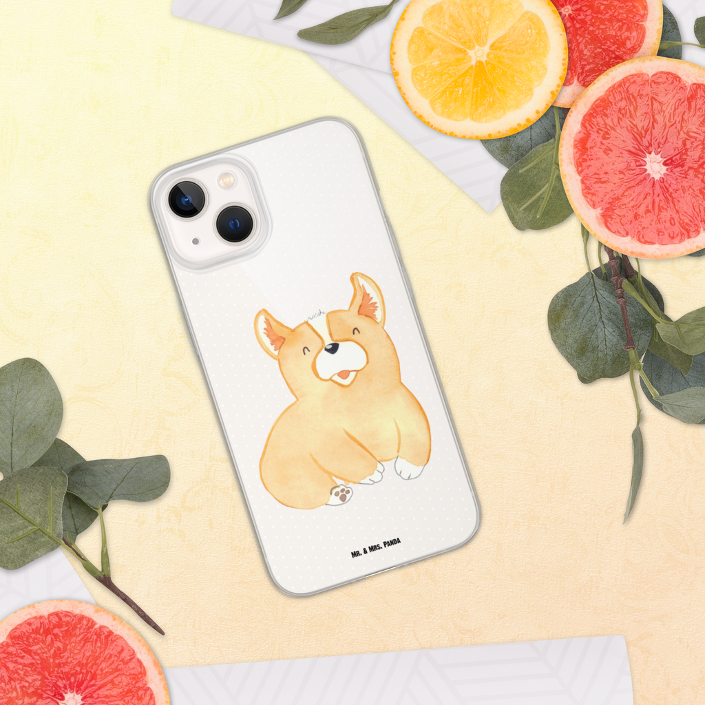 Handyhülle Corgie Corgie, Hund, Welsh Corgie Pembroke, britisch, Motivation, Spruch, Sprüche, Hundespruch, Lebensfreude	 Handyhülle, Handycover, Transparente Handyhülle, Flexible Handyhülle, Handyschutz, Transparent, Durchsichtig, Schutzhülle für Handy, Stilvolle Handyhülle, Robuste Handyhülle, Schutz vor Kratzern, Schützende Handyhülle  Hund, Hundemotiv, Haustier, Hunderasse, Tierliebhaber, Hundebesitzer, Sprüche
