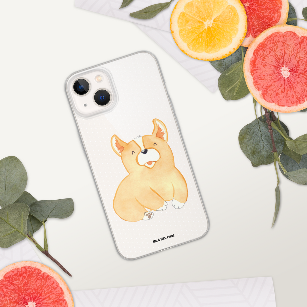 Handyhülle Corgie Corgie, Hund, Welsh Corgie Pembroke, britisch, Motivation, Spruch, Sprüche, Hundespruch, Lebensfreude	 Handyhülle, Handycover, Transparente Handyhülle, Flexible Handyhülle, Handyschutz, Transparent, Durchsichtig, Schutzhülle für Handy, Stilvolle Handyhülle, Robuste Handyhülle, Schutz vor Kratzern, Schützende Handyhülle  Hund, Hundemotiv, Haustier, Hunderasse, Tierliebhaber, Hundebesitzer, Sprüche