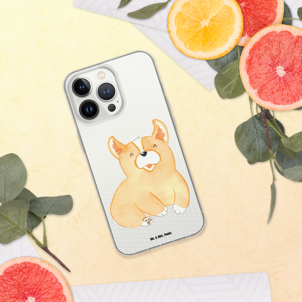 Handyhülle Corgie Corgie, Hund, Welsh Corgie Pembroke, britisch, Motivation, Spruch, Sprüche, Hundespruch, Lebensfreude	 Handyhülle, Handycover, Transparente Handyhülle, Flexible Handyhülle, Handyschutz, Transparent, Durchsichtig, Schutzhülle für Handy, Stilvolle Handyhülle, Robuste Handyhülle, Schutz vor Kratzern, Schützende Handyhülle  Hund, Hundemotiv, Haustier, Hunderasse, Tierliebhaber, Hundebesitzer, Sprüche