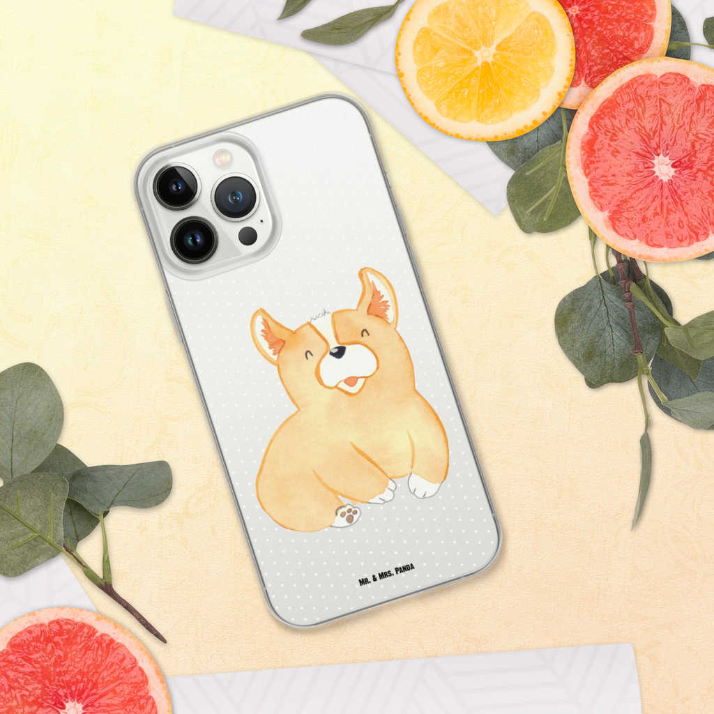 Handyhülle Corgie Corgie, Hund, Welsh Corgie Pembroke, britisch, Motivation, Spruch, Sprüche, Hundespruch, Lebensfreude	 Handyhülle, Handycover, Transparente Handyhülle, Flexible Handyhülle, Handyschutz, Transparent, Durchsichtig, Schutzhülle für Handy, Stilvolle Handyhülle, Robuste Handyhülle, Schutz vor Kratzern, Schützende Handyhülle  Hund, Hundemotiv, Haustier, Hunderasse, Tierliebhaber, Hundebesitzer, Sprüche