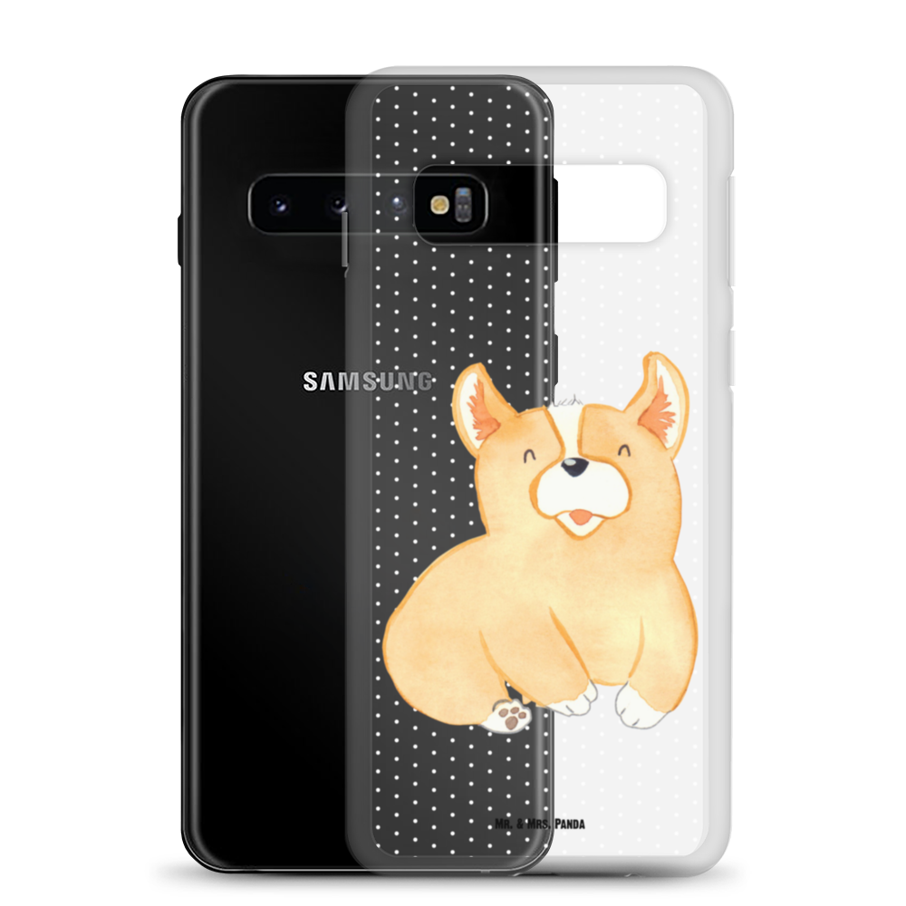 Handyhülle Corgie Corgie, Hund, Welsh Corgie Pembroke, britisch, Motivation, Spruch, Sprüche, Hundespruch, Lebensfreude	 Handyhülle, Handycover, Transparente Handyhülle, Flexible Handyhülle, Handyschutz, Transparent, Durchsichtig, Schutzhülle für Handy, Stilvolle Handyhülle, Robuste Handyhülle, Schutz vor Kratzern, Schützende Handyhülle  Hund, Hundemotiv, Haustier, Hunderasse, Tierliebhaber, Hundebesitzer, Sprüche