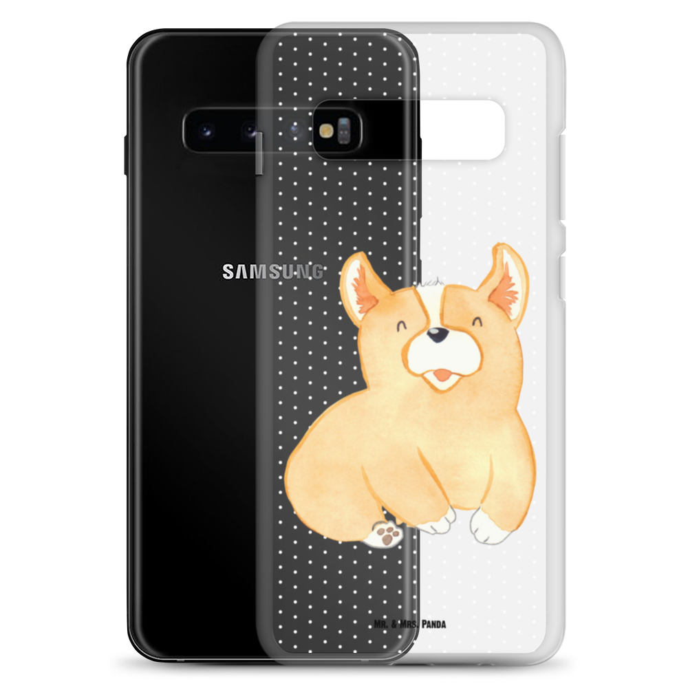Handyhülle Corgie Corgie, Hund, Welsh Corgie Pembroke, britisch, Motivation, Spruch, Sprüche, Hundespruch, Lebensfreude	 Handyhülle, Handycover, Transparente Handyhülle, Flexible Handyhülle, Handyschutz, Transparent, Durchsichtig, Schutzhülle für Handy, Stilvolle Handyhülle, Robuste Handyhülle, Schutz vor Kratzern, Schützende Handyhülle  Hund, Hundemotiv, Haustier, Hunderasse, Tierliebhaber, Hundebesitzer, Sprüche