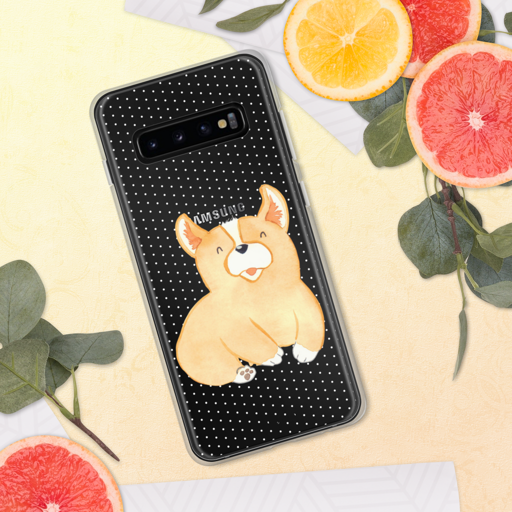 Handyhülle Corgie Corgie, Hund, Welsh Corgie Pembroke, britisch, Motivation, Spruch, Sprüche, Hundespruch, Lebensfreude	 Handyhülle, Handycover, Transparente Handyhülle, Flexible Handyhülle, Handyschutz, Transparent, Durchsichtig, Schutzhülle für Handy, Stilvolle Handyhülle, Robuste Handyhülle, Schutz vor Kratzern, Schützende Handyhülle  Hund, Hundemotiv, Haustier, Hunderasse, Tierliebhaber, Hundebesitzer, Sprüche