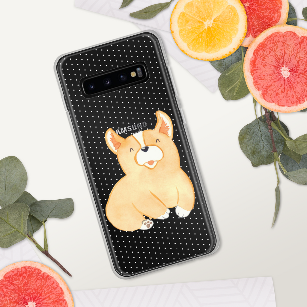 Handyhülle Corgie Corgie, Hund, Welsh Corgie Pembroke, britisch, Motivation, Spruch, Sprüche, Hundespruch, Lebensfreude	 Handyhülle, Handycover, Transparente Handyhülle, Flexible Handyhülle, Handyschutz, Transparent, Durchsichtig, Schutzhülle für Handy, Stilvolle Handyhülle, Robuste Handyhülle, Schutz vor Kratzern, Schützende Handyhülle  Hund, Hundemotiv, Haustier, Hunderasse, Tierliebhaber, Hundebesitzer, Sprüche
