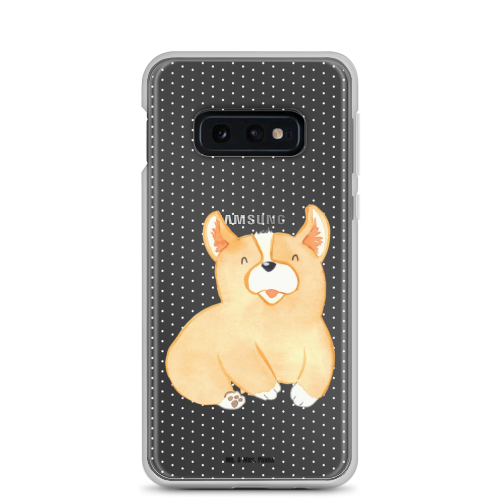 Handyhülle Corgie Corgie, Hund, Welsh Corgie Pembroke, britisch, Motivation, Spruch, Sprüche, Hundespruch, Lebensfreude	 Handyhülle, Handycover, Transparente Handyhülle, Flexible Handyhülle, Handyschutz, Transparent, Durchsichtig, Schutzhülle für Handy, Stilvolle Handyhülle, Robuste Handyhülle, Schutz vor Kratzern, Schützende Handyhülle  Hund, Hundemotiv, Haustier, Hunderasse, Tierliebhaber, Hundebesitzer, Sprüche