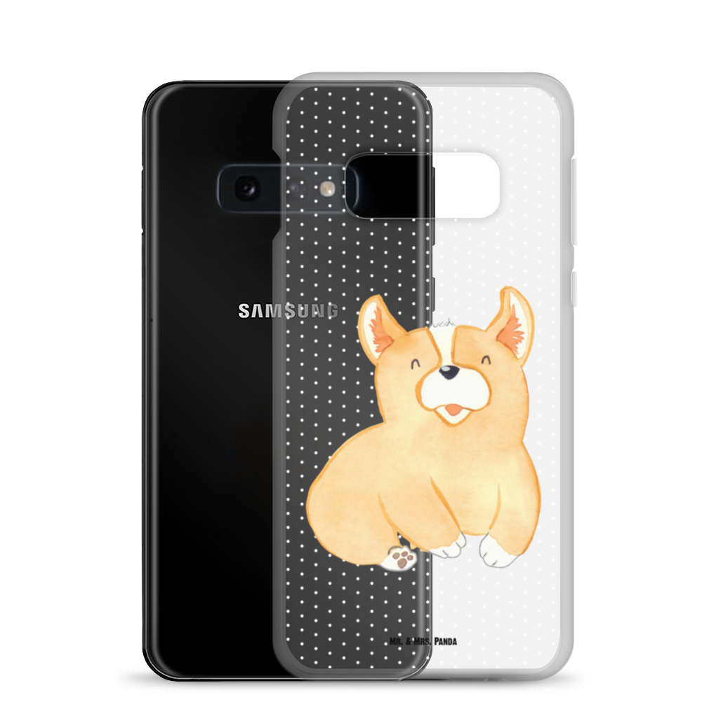Handyhülle Corgie Corgie, Hund, Welsh Corgie Pembroke, britisch, Motivation, Spruch, Sprüche, Hundespruch, Lebensfreude	 Handyhülle, Handycover, Transparente Handyhülle, Flexible Handyhülle, Handyschutz, Transparent, Durchsichtig, Schutzhülle für Handy, Stilvolle Handyhülle, Robuste Handyhülle, Schutz vor Kratzern, Schützende Handyhülle  Hund, Hundemotiv, Haustier, Hunderasse, Tierliebhaber, Hundebesitzer, Sprüche