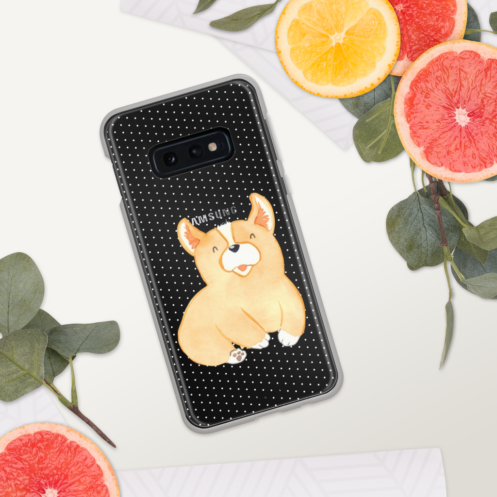 Handyhülle Corgie Corgie, Hund, Welsh Corgie Pembroke, britisch, Motivation, Spruch, Sprüche, Hundespruch, Lebensfreude	 Handyhülle, Handycover, Transparente Handyhülle, Flexible Handyhülle, Handyschutz, Transparent, Durchsichtig, Schutzhülle für Handy, Stilvolle Handyhülle, Robuste Handyhülle, Schutz vor Kratzern, Schützende Handyhülle  Hund, Hundemotiv, Haustier, Hunderasse, Tierliebhaber, Hundebesitzer, Sprüche