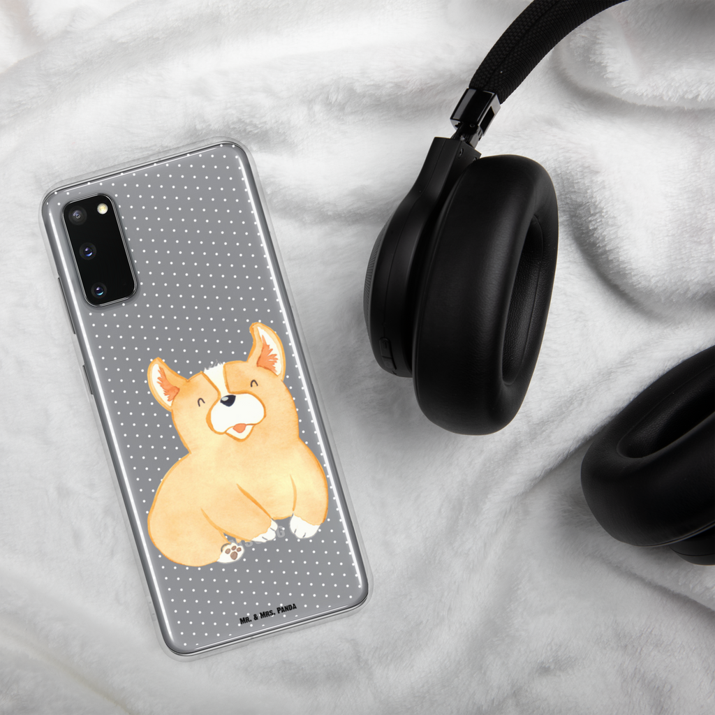 Handyhülle Corgie Corgie, Hund, Welsh Corgie Pembroke, britisch, Motivation, Spruch, Sprüche, Hundespruch, Lebensfreude	 Handyhülle, Handycover, Transparente Handyhülle, Flexible Handyhülle, Handyschutz, Transparent, Durchsichtig, Schutzhülle für Handy, Stilvolle Handyhülle, Robuste Handyhülle, Schutz vor Kratzern, Schützende Handyhülle  Hund, Hundemotiv, Haustier, Hunderasse, Tierliebhaber, Hundebesitzer, Sprüche