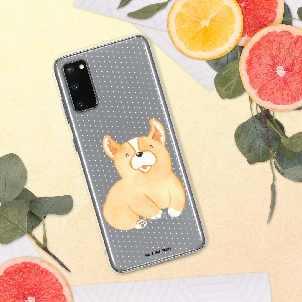 Handyhülle Corgie Corgie, Hund, Welsh Corgie Pembroke, britisch, Motivation, Spruch, Sprüche, Hundespruch, Lebensfreude	 Handyhülle, Handycover, Transparente Handyhülle, Flexible Handyhülle, Handyschutz, Transparent, Durchsichtig, Schutzhülle für Handy, Stilvolle Handyhülle, Robuste Handyhülle, Schutz vor Kratzern, Schützende Handyhülle  Hund, Hundemotiv, Haustier, Hunderasse, Tierliebhaber, Hundebesitzer, Sprüche