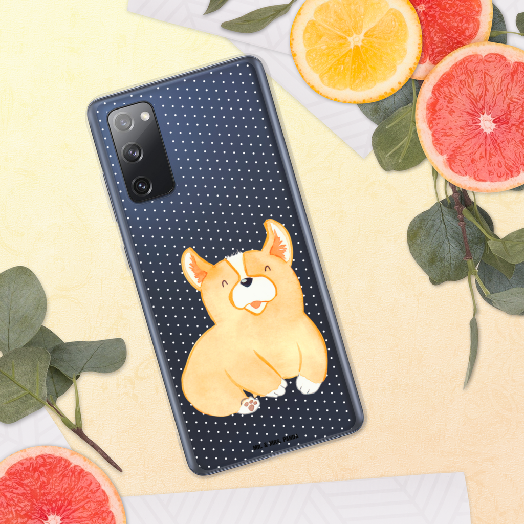 Handyhülle Corgie Corgie, Hund, Welsh Corgie Pembroke, britisch, Motivation, Spruch, Sprüche, Hundespruch, Lebensfreude	 Handyhülle, Handycover, Transparente Handyhülle, Flexible Handyhülle, Handyschutz, Transparent, Durchsichtig, Schutzhülle für Handy, Stilvolle Handyhülle, Robuste Handyhülle, Schutz vor Kratzern, Schützende Handyhülle  Hund, Hundemotiv, Haustier, Hunderasse, Tierliebhaber, Hundebesitzer, Sprüche