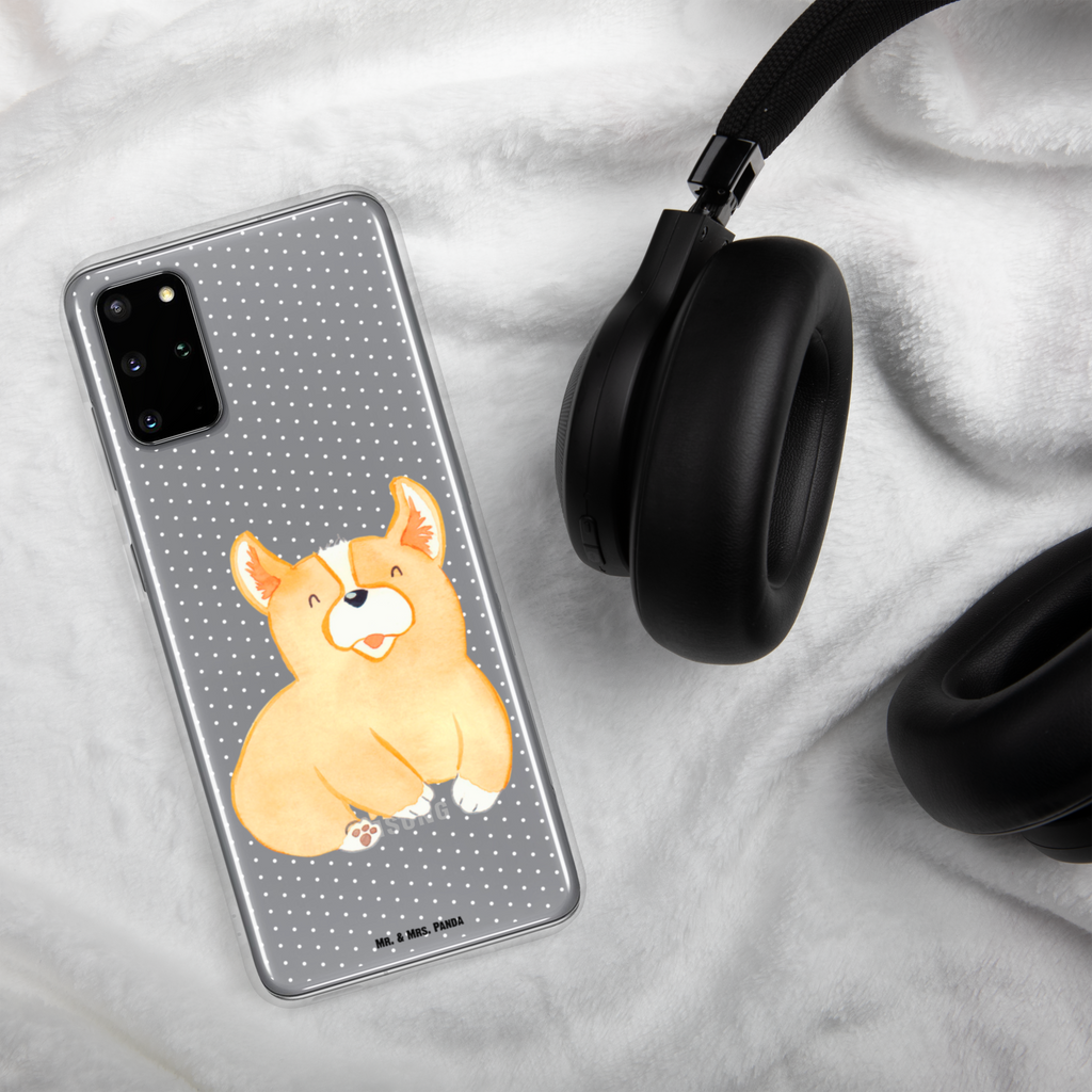 Handyhülle Corgie Corgie, Hund, Welsh Corgie Pembroke, britisch, Motivation, Spruch, Sprüche, Hundespruch, Lebensfreude	 Handyhülle, Handycover, Transparente Handyhülle, Flexible Handyhülle, Handyschutz, Transparent, Durchsichtig, Schutzhülle für Handy, Stilvolle Handyhülle, Robuste Handyhülle, Schutz vor Kratzern, Schützende Handyhülle  Hund, Hundemotiv, Haustier, Hunderasse, Tierliebhaber, Hundebesitzer, Sprüche