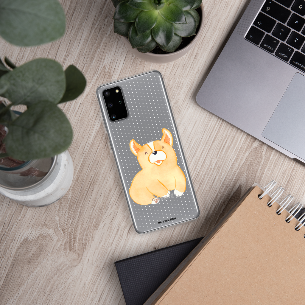 Handyhülle Corgie Corgie, Hund, Welsh Corgie Pembroke, britisch, Motivation, Spruch, Sprüche, Hundespruch, Lebensfreude	 Handyhülle, Handycover, Transparente Handyhülle, Flexible Handyhülle, Handyschutz, Transparent, Durchsichtig, Schutzhülle für Handy, Stilvolle Handyhülle, Robuste Handyhülle, Schutz vor Kratzern, Schützende Handyhülle  Hund, Hundemotiv, Haustier, Hunderasse, Tierliebhaber, Hundebesitzer, Sprüche