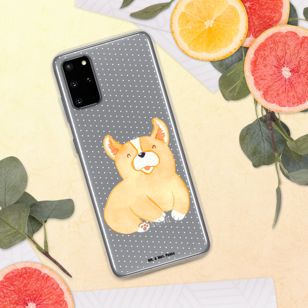 Handyhülle Corgie Corgie, Hund, Welsh Corgie Pembroke, britisch, Motivation, Spruch, Sprüche, Hundespruch, Lebensfreude	 Handyhülle, Handycover, Transparente Handyhülle, Flexible Handyhülle, Handyschutz, Transparent, Durchsichtig, Schutzhülle für Handy, Stilvolle Handyhülle, Robuste Handyhülle, Schutz vor Kratzern, Schützende Handyhülle  Hund, Hundemotiv, Haustier, Hunderasse, Tierliebhaber, Hundebesitzer, Sprüche