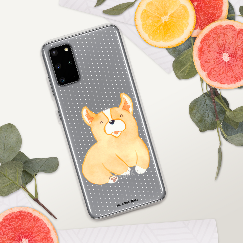 Handyhülle Corgie Corgie, Hund, Welsh Corgie Pembroke, britisch, Motivation, Spruch, Sprüche, Hundespruch, Lebensfreude	 Handyhülle, Handycover, Transparente Handyhülle, Flexible Handyhülle, Handyschutz, Transparent, Durchsichtig, Schutzhülle für Handy, Stilvolle Handyhülle, Robuste Handyhülle, Schutz vor Kratzern, Schützende Handyhülle  Hund, Hundemotiv, Haustier, Hunderasse, Tierliebhaber, Hundebesitzer, Sprüche