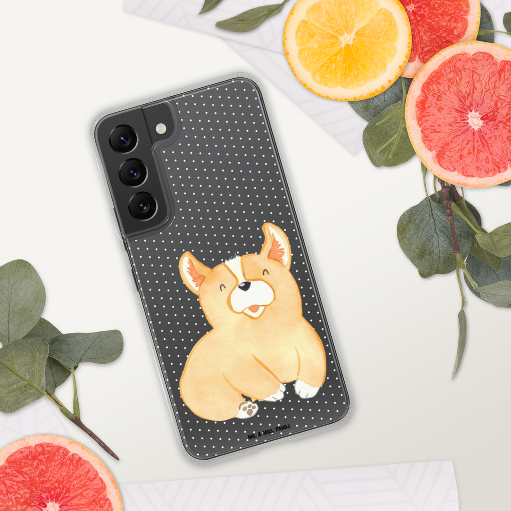 Handyhülle Corgie Corgie, Hund, Welsh Corgie Pembroke, britisch, Motivation, Spruch, Sprüche, Hundespruch, Lebensfreude	 Handyhülle, Handycover, Transparente Handyhülle, Flexible Handyhülle, Handyschutz, Transparent, Durchsichtig, Schutzhülle für Handy, Stilvolle Handyhülle, Robuste Handyhülle, Schutz vor Kratzern, Schützende Handyhülle  Hund, Hundemotiv, Haustier, Hunderasse, Tierliebhaber, Hundebesitzer, Sprüche