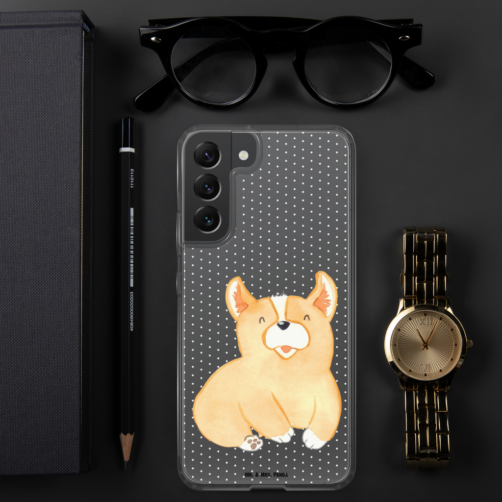 Handyhülle Corgie Corgie, Hund, Welsh Corgie Pembroke, britisch, Motivation, Spruch, Sprüche, Hundespruch, Lebensfreude	 Handyhülle, Handycover, Transparente Handyhülle, Flexible Handyhülle, Handyschutz, Transparent, Durchsichtig, Schutzhülle für Handy, Stilvolle Handyhülle, Robuste Handyhülle, Schutz vor Kratzern, Schützende Handyhülle  Hund, Hundemotiv, Haustier, Hunderasse, Tierliebhaber, Hundebesitzer, Sprüche